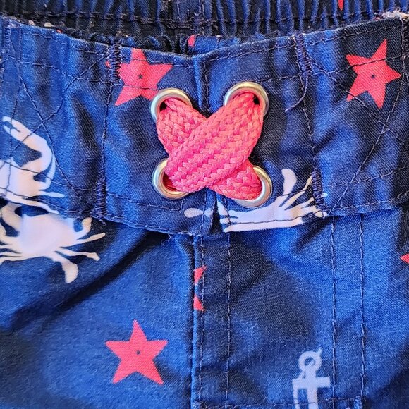 RUGGEDBUTTS - Crabby Sailor Swim Trunks Size 12-18 Months - Picture 4 of 5